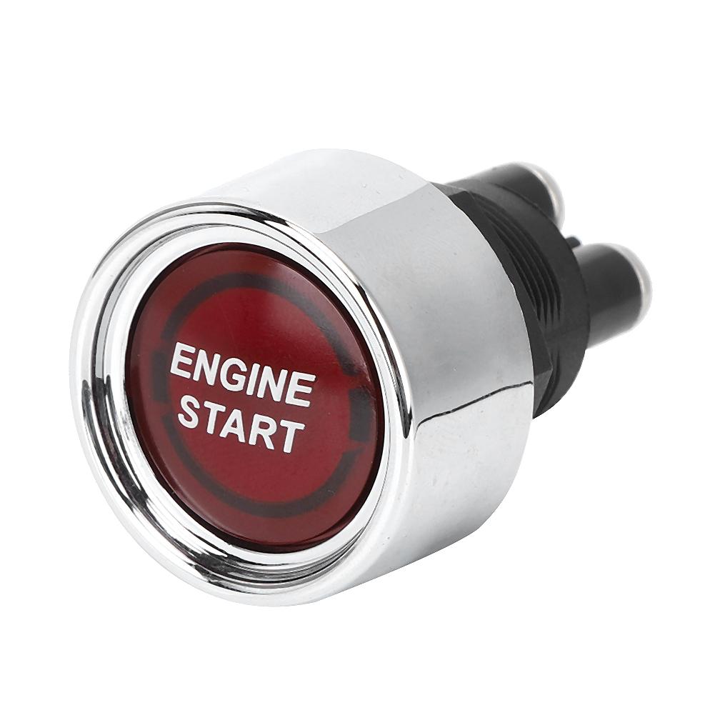 LED Engine Start Ignition Starter Engine Start Stop Button for RVs Racing Car