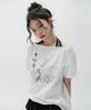 HIGH SCHOOL DISCO Rockstar Halterneck Off-Shoulder_White
