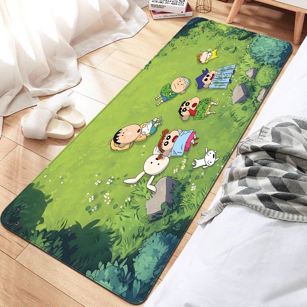 Crayon Shin-Chan Entrance Door Mat Nordic Style Bedroom Living Room Doormat Home Balcony Anti-Slip Modern Home Decor