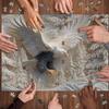 3D Carved Eagle Jigsaw Puzzle 1000 Pieces - Realistic Relief Art Puzzle for Adults, Challenging Animal Shape Puzzle, Home Decor