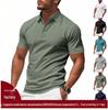 Мужская сетчатая гольф-поло с быстрой сушкой - Business Casual, с коротким рукавом, летний стиль