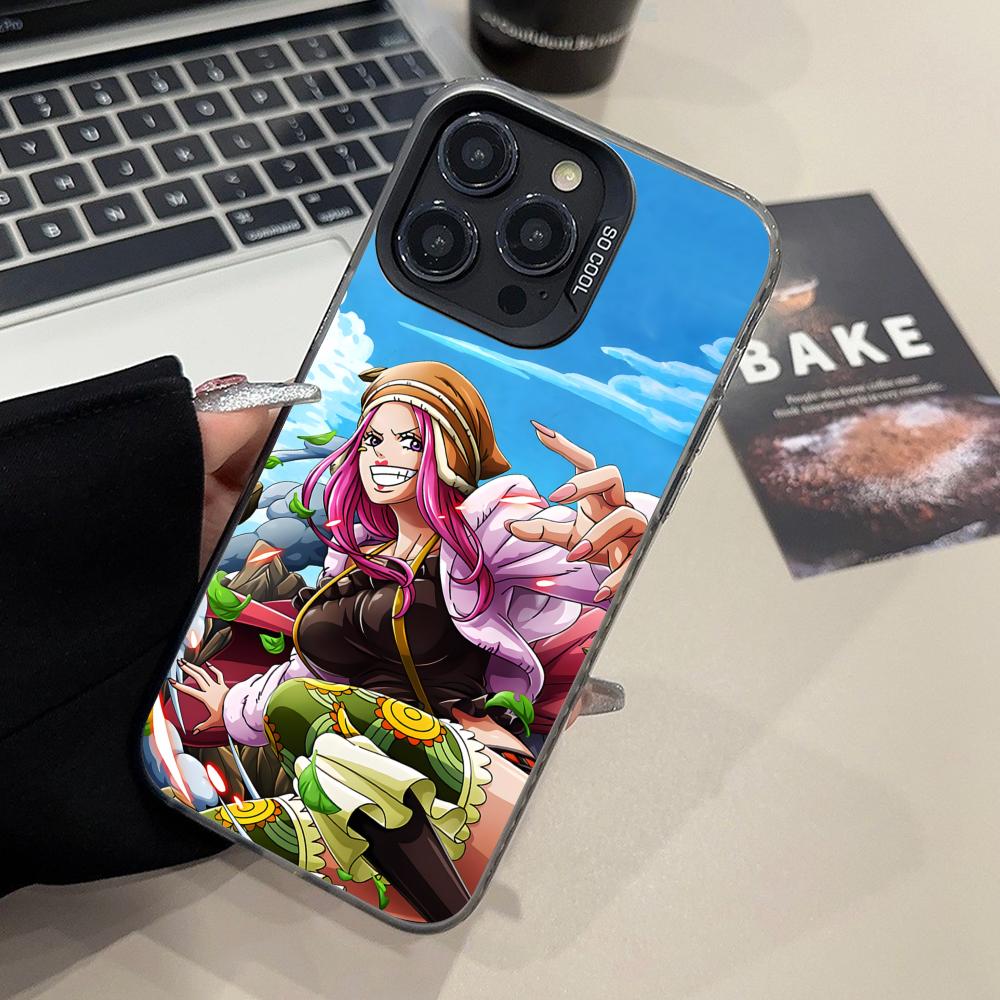 Jewelry Bonney Phone Case for iPhone 17 16 15 14 13 12 11 X XR XS Air Pro Max Plus Black Colorful Silver Cover