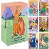 Wyspell Feminine Tarot Deck, Borderless Tarot Cards, Beginner's Guidebook, Beginner's Playing Card Set