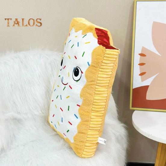 Плюшевая кукла с шоколадной крошкой из печенья, мягкая игрушка в виде животного, симпатичный дизайн сэндвича, печенья, плюшевый мишка, удобная подушка в подарок