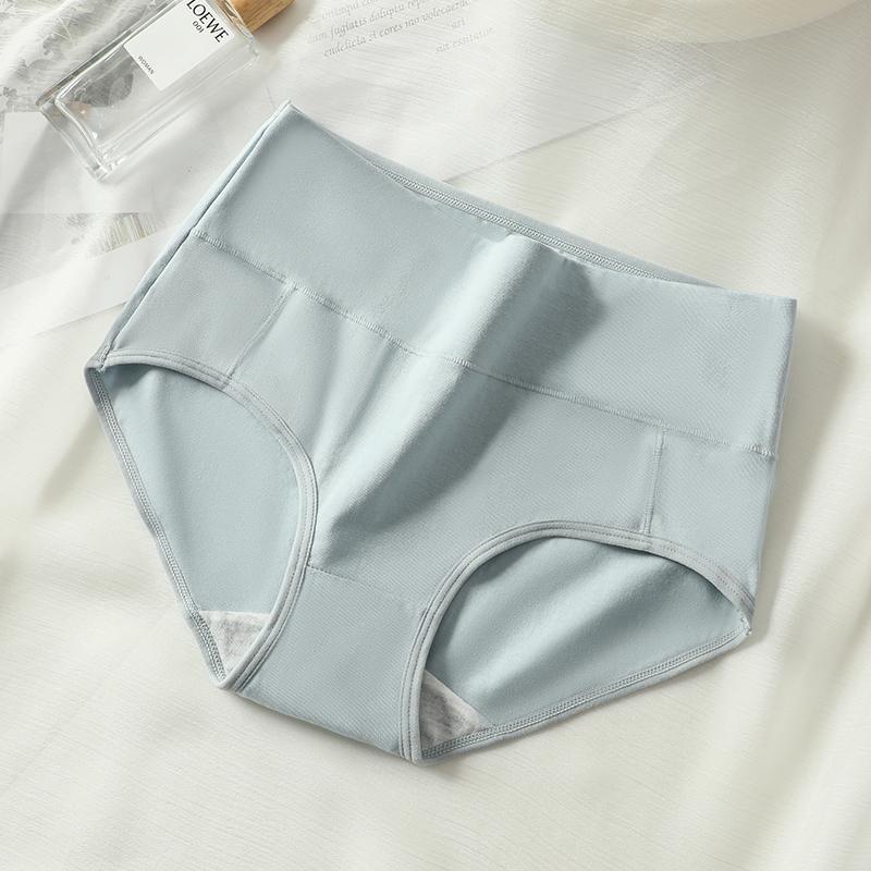 Women's Panties High Waist Seamless Sexy Underwear Natural Cotton Briefs