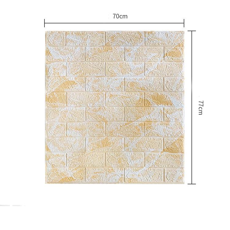 10 шт. 70*77 см 3d пенопластовые наклейки на стену, панели, кирпичные водостойкие клейкие обои для гостиной, спальни, дома, дома, декора для ванной комнаты