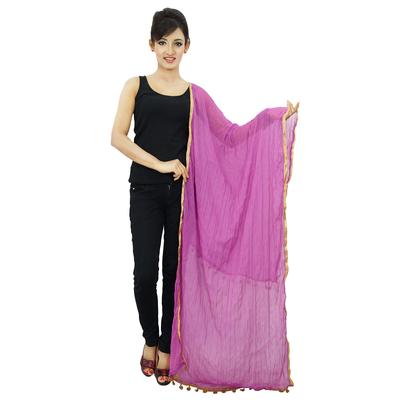 Индийский шифоновый смешанный шарф с запахом на шее Indian Dupatta, длинный палантин, шарф Chunni Throw