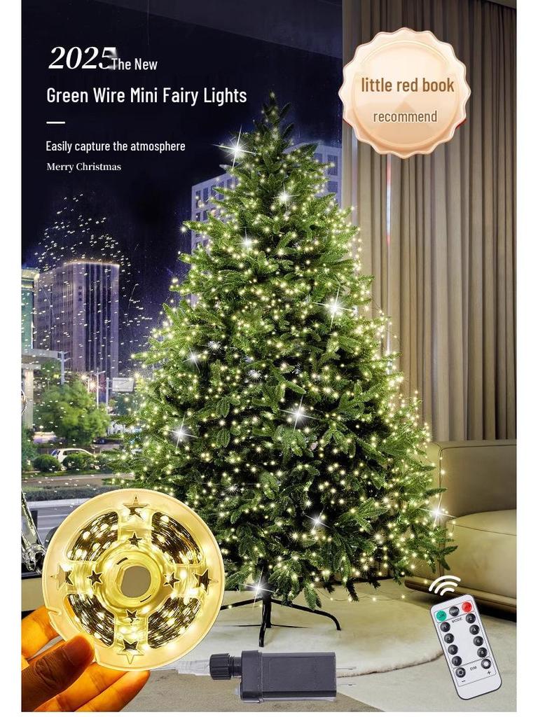 Светодиодная гирлянда «Звезды» с дистанционным управлением – USB медная проволока, сказочные огни для рождественского и праздничного украшения