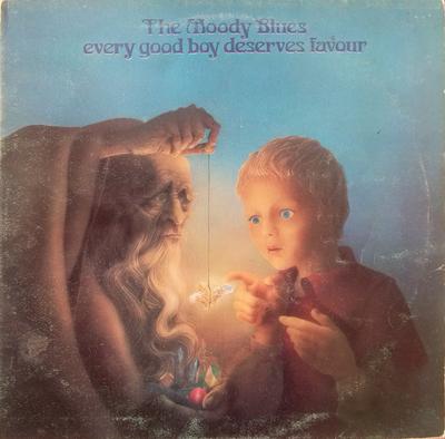Виниловая пластинка MOODY BLUES - Every Good Boy Deserves Favour THS5 THRESHOLD 1971 UK Рок Б/У