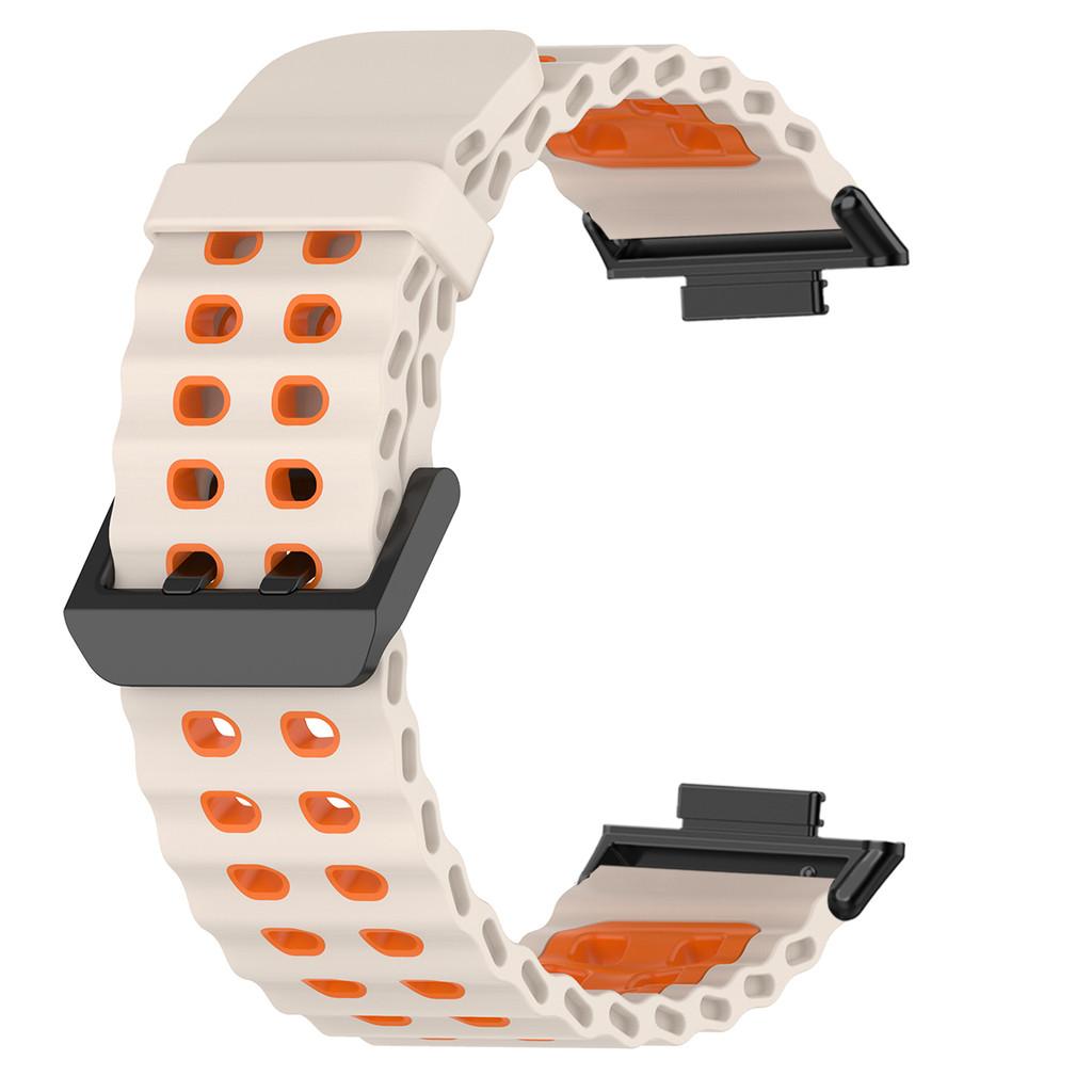 Силиконовый ремешок для Redmi Watch 5, ремешок для Redmi Watch 4, Xiaomi Mi Band 8 Pro/9 Pro, двухцветный дышащий ремешок, спортивный браслет