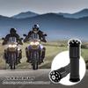 2PCS Motorcycle Grips Non-Slip,Stylish 1" & 7/8" Handlebar Grips,Aluminum Alloy & Rubber Dirt Bike Grip Motorcycle Accessories for Motorcycles