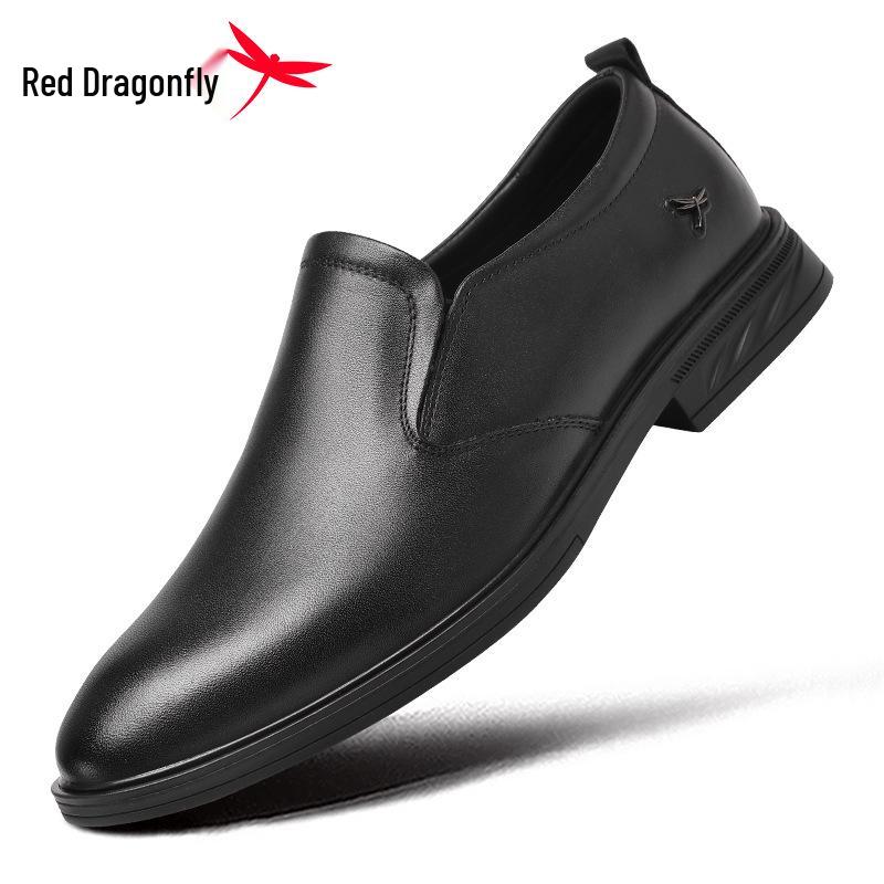 Мужские мокасины из натуральной кожи Red Dragonfly - Весна/Осень, Business Casual и удобные для вождения