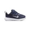 Nike REVOLUTION 6 Обувь для малышей из перерабатываемых материалов, нескользящая подошва, устойчивая к истиранию, низкая посадка, сине-белый DD1094-400