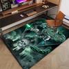 Hogwarts Design Area Rug Personalized Name- Non-Slip, Soft & Cozy Floor Mat for Living Room, Office - Indoor/Outdoor Carpet