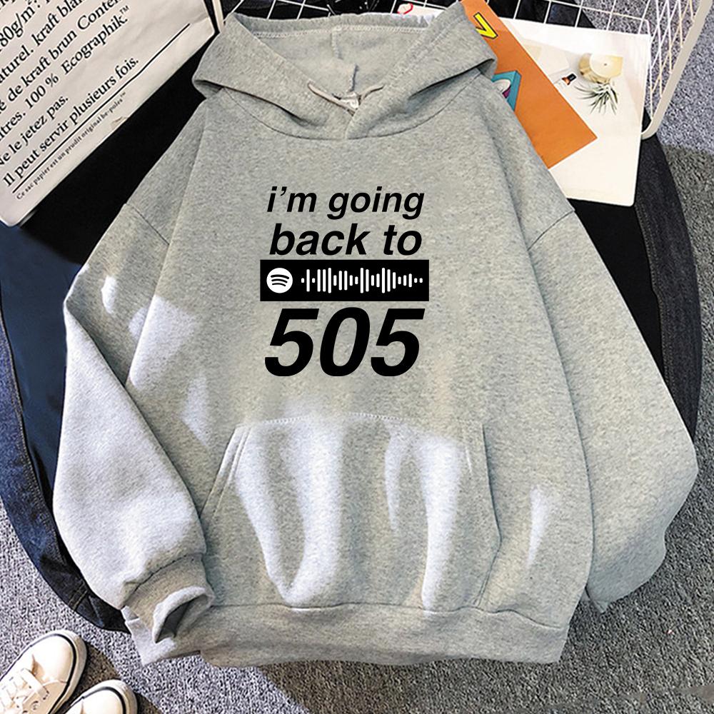 Толстовка с принтом Arctic Monkeys для фанатов Я возвращаюсь в 505 Альбом Свитшоты Свитшот с буквенным принтом Мужской Худи Топы