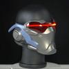 Пластиковая светодиодная маска OW Солдата 76 со светом Костюм Солдата 76 Костюм для Хэллоуина Светящаяся маска для косплея Реквизит со светодиодами