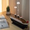 Creative Retro Ship Aromatherapy Machine Hotel Desktop Ultrasonic Smoke Ring Jellyfish Spray Essential Oil Humidifier