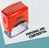 Printtoo Personal And Confidential Self Inking Rubber Stamp Pre, Inked Office Stamp, Канцелярские товары для домашнего офиса, 38 x 14 мм,