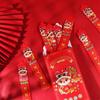 12pcs/box Snake Year Lottery Red Envelopes Paper Red Pockets Good Luck HongBao  New Year Gift