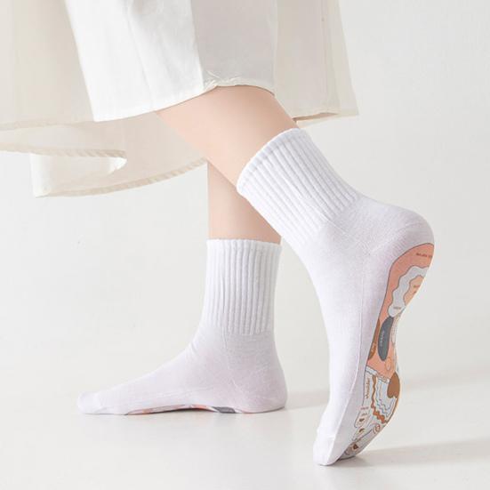 Рефлексологические носки с ручкой для акупрессуры, облегчение боли в ногах, рефлексологические носки для ног, точечный массажный инструмент для мужчин и женщин