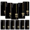 Чехол из розового золота с 26 буквами MRPZ для Samsung Galaxy S22 S21 S20 FE S10 S9 Plus S8 Note 20 Ultra 10 Plus, мягкий чехол для телефона