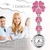 Lancardo Nurse Watch Clip Clock Nurse Petal Nurse Inverted Clock Pocket Watch Analog Present
