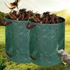 100-500L Reusable Garden Waste Bag Waterproof Leaf Sack Storage Trash Can Foldable Yard Leaf Garden Garbage Container Woven Bag
