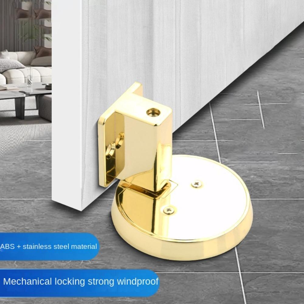 Wall Protectors Floor Holder Self Adhesive Doorstop New Mechanical Door Stopper Bedroom