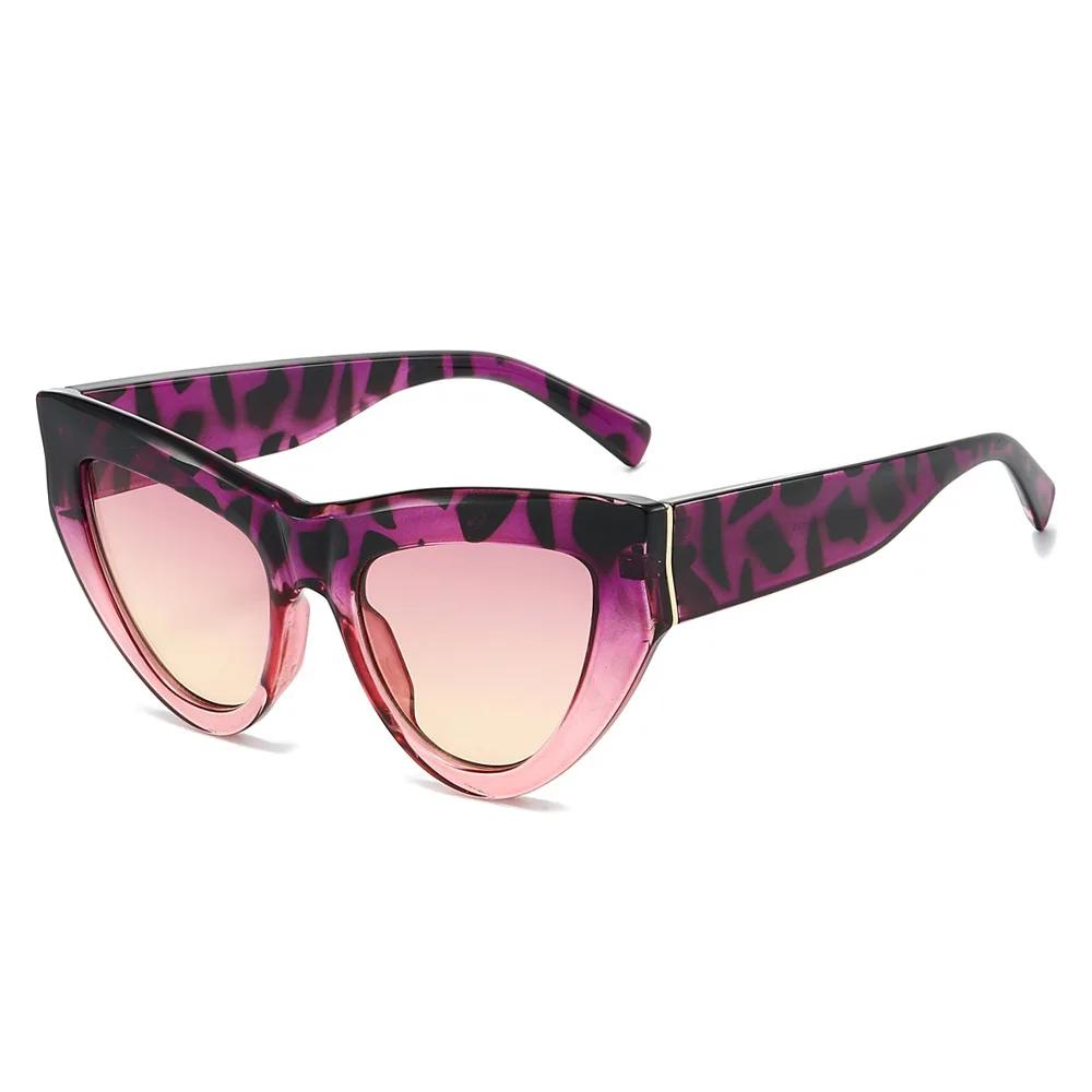Hot Selling Women's Triangular Cat Eye High-End Fashion Sunglasses UV400 Protection Sun Glasses with Unique Design Best Seller