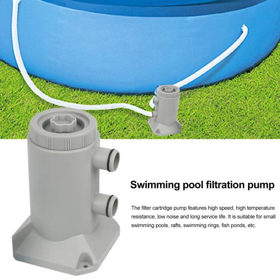 Swimming Pool Filter Pump 530GPH Electric Filter Pump Low Noise 120V 60Hz Above Ground Pool Filter Pump for Small Pool Fish Pond
