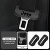 1/2pcs Car Leather Safety Belt Buckle Plug Protective Covers Interior Accessories For Jeep Grand Cherokee Patriot Renegade AMP1