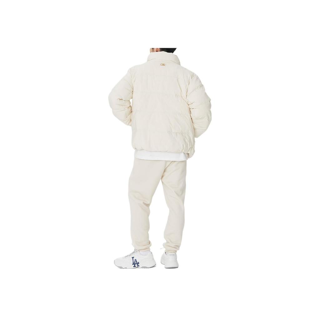 New MLB Down Jacket Winter Cropped Unisex Cream 3ADJB0526-50CRS