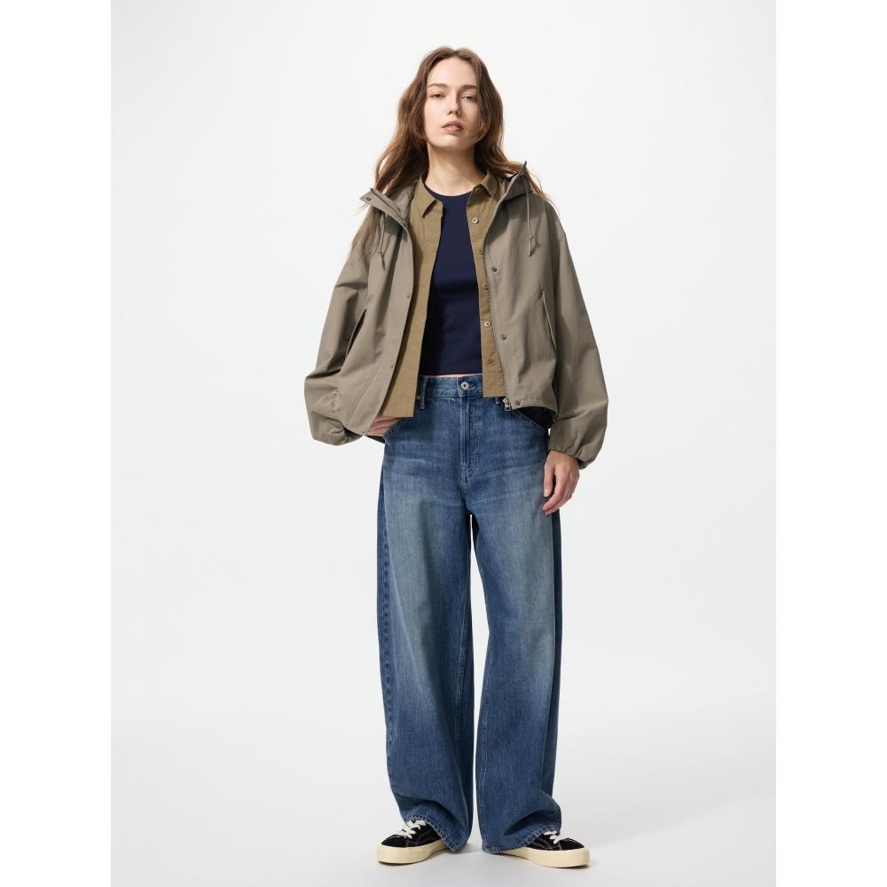 Uniqlo Cotton Blend Short Parka