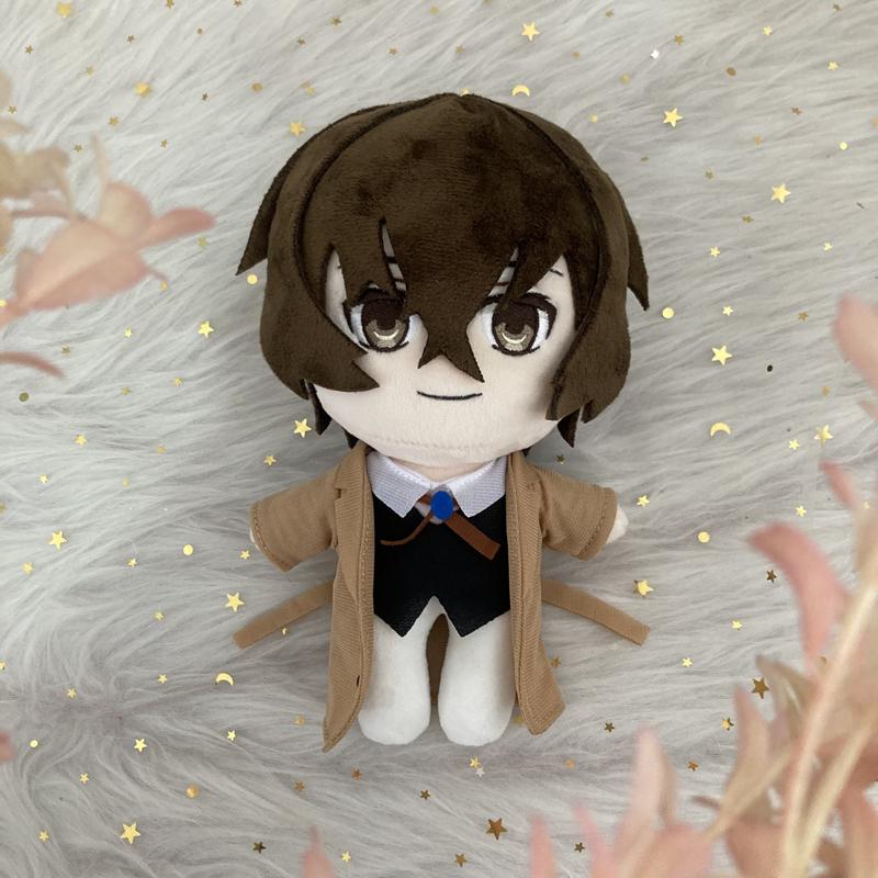 Аниме Дазай Осаму Плюшевая Кукла Стоящая Версия Персонаж Bungou Stray Dogs Милая Мягкая Набивная Подушка Хэллоуин Рождественский Подарок 20См