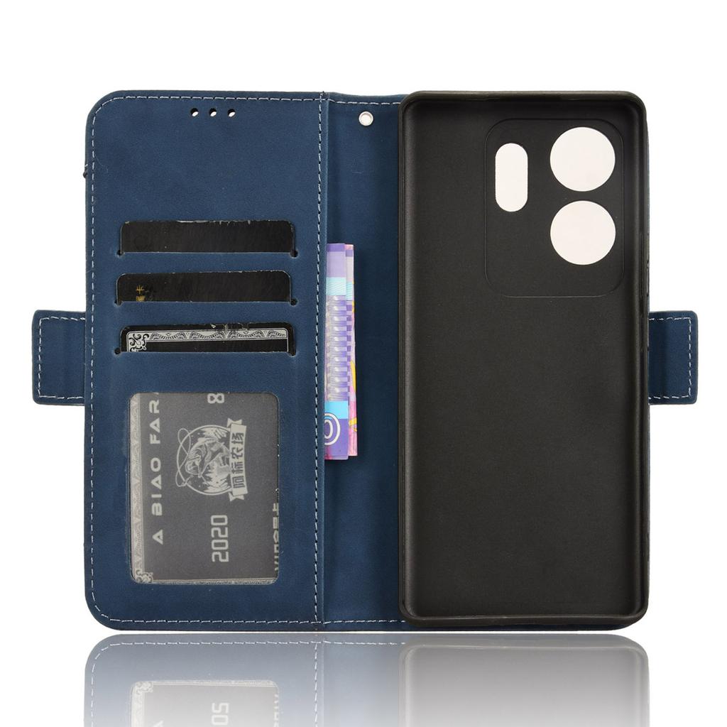 For Infinix Zero 30 4G X6731B Case Anti-Drop PU Leather Wallet Phone Cover with Multiple Card Slots