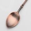 Кофейная ложка с заостренным наконечником и длинной ручкой, ретро-резьба, пищевая многоцелевая посуда, цинковый сплав, столовая ложка для смешивания и размешивания, десертная чайная ложка, кухонный инструмент