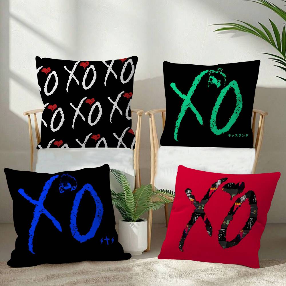 Rapper The Wweeknd X O album Cushion Cover Pillowcase Upholstery Sofa Throw Pillow Home Decor Pillowcas