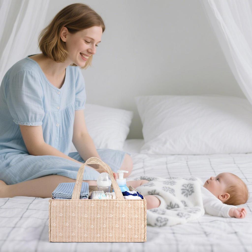 Многофункциональная сумка для детских подгузников: Портативное, складное хранение для принадлежностей мамы и малыша