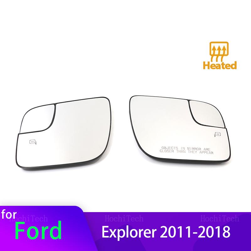 Зеркало с подогревом, боковое зеркало, стекло, зеркало заднего вида для Ford Explorer 2011-2018, аксессуары