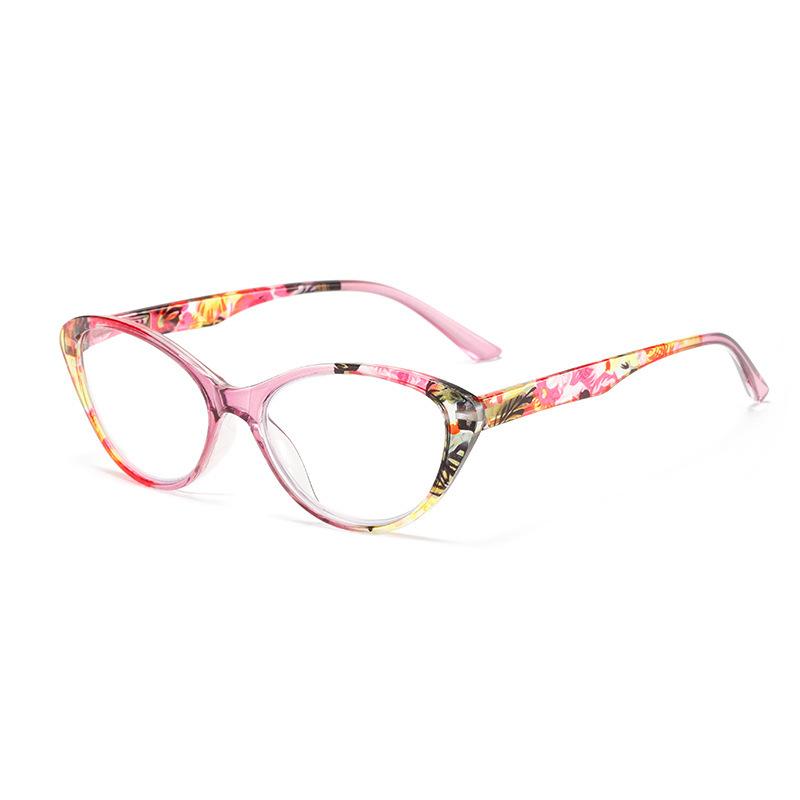 New spring hinge anti-blue reading glasses women's fashion look at the mobile phone reading mirror in the elderly reading glasses
