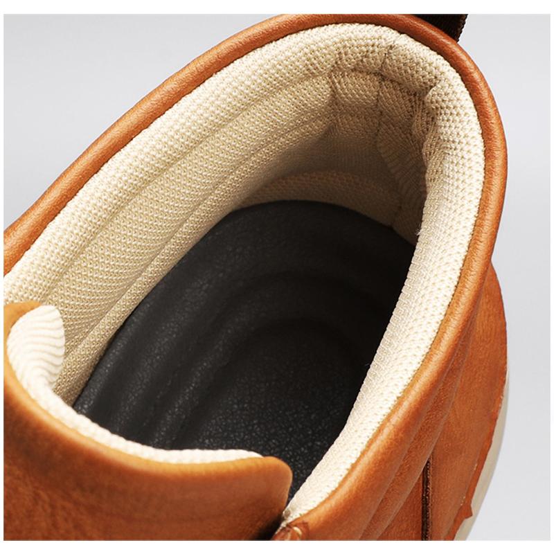 Кожаные мужские ботинки ручной работы, повседневная кожаная обувь из натуральной кожи, мужские ботильоны