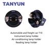 TANYUN T10-S1 Twist Lock Socket Car Bulb Holder T10-S1 Instrument Panel Socket Signal Light Base Durable Material