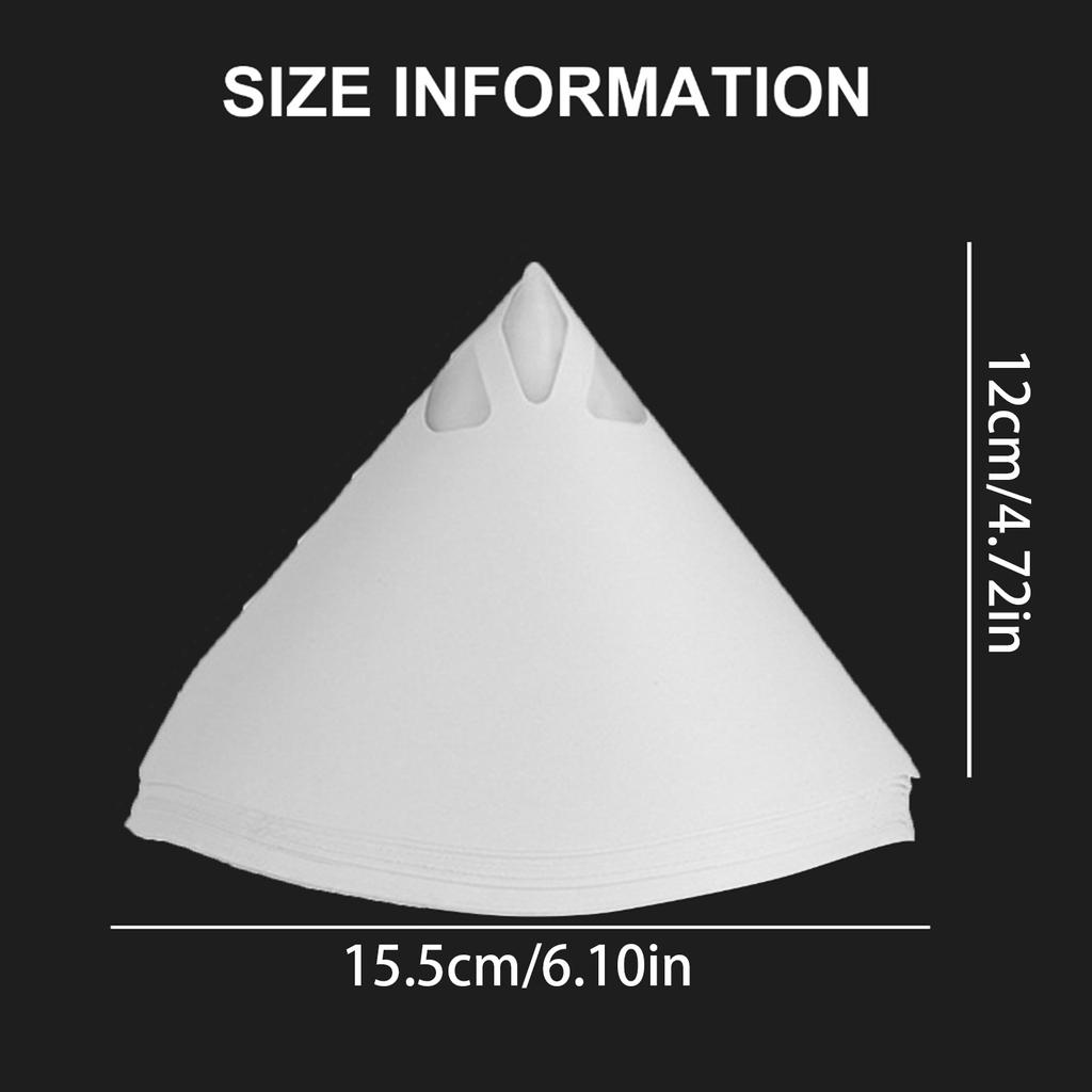 Фотоотверждаемые аксессуары для 3D-принтеров Бумажный фильтр LCD DLP Смола Толстый бумажный фильтр Воронка 100 ячеек Одноразовый