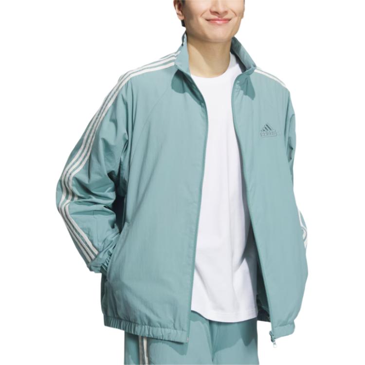 adidas Куртка с 3 полосками Унисекс Циан JI6648