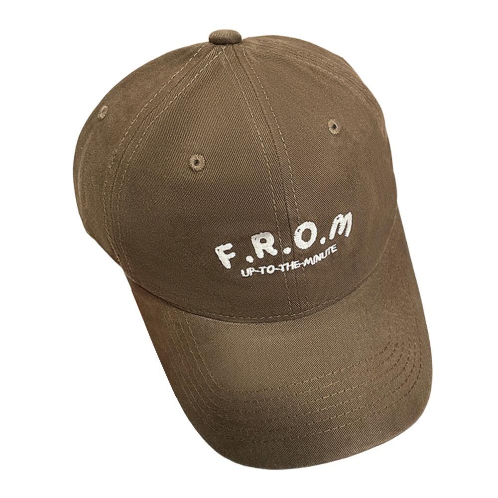 Embroidered Sun Hat Show Face Small Duck Tongue Cap Fashion Baseball Hat