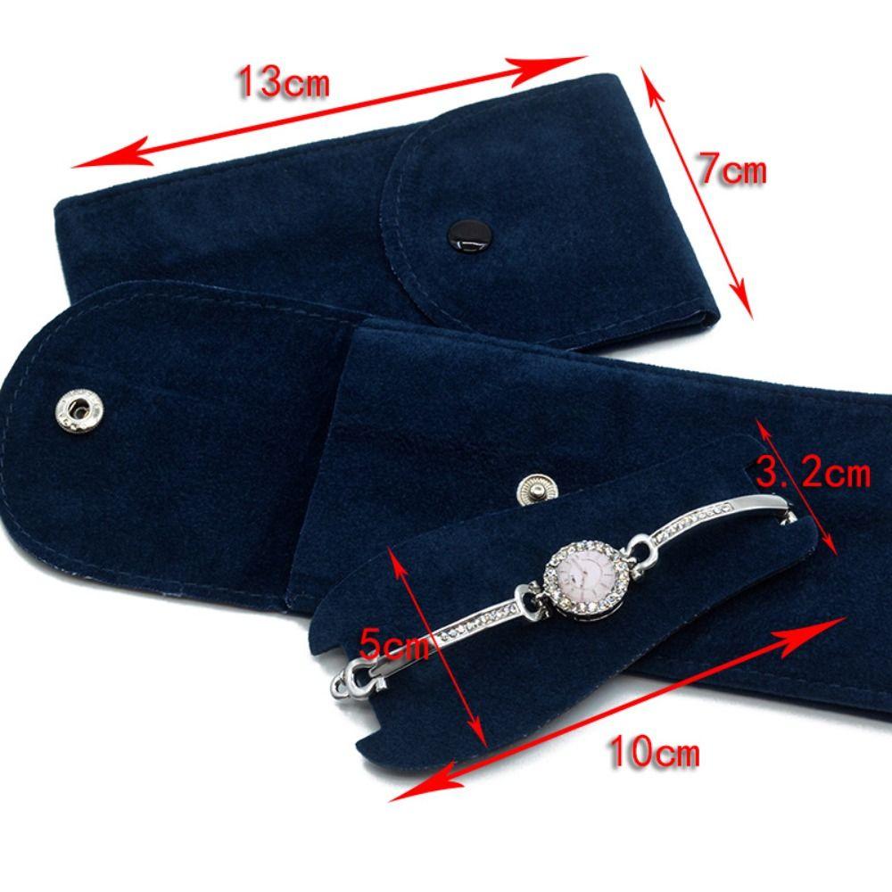 Velvet Watch Case Lightweight Watch Holder Simple Watch Packaging Bag Male