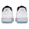 Nike Air Force 1 07 SE Chrome Pack — белые женские кроссовки металлик-серебристый черный DX6764-100