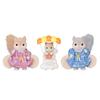Набор фигурок Sylvanian Families Белка СТ Марк Возраст 3+ и Игрушка Sylvanian Epoch [Летающая Семья] FS-64 Сертифицировано, Вверх, Кукольный домик, Семьи, Co., Ltd.