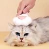 Щетка для ухода за домашними животными, самоочищающаяся пуходерка, длинная, короткая щетка для шерсти кошек, массажер в форме кошачьей лапы, расческа для удаления волос, принадлежности для котят