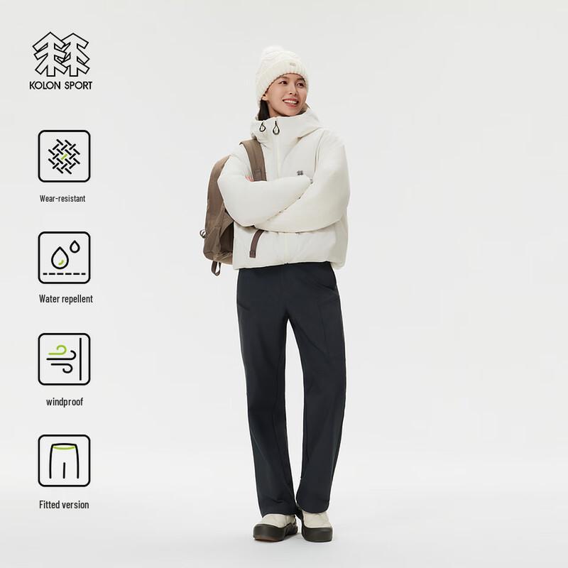 KOLON SPORT Унисекс Водоотталкивающие Ветрозащитные Карго-Брюки